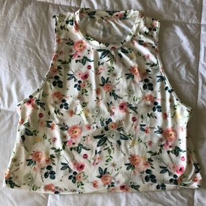 Born primitive cropped tank top